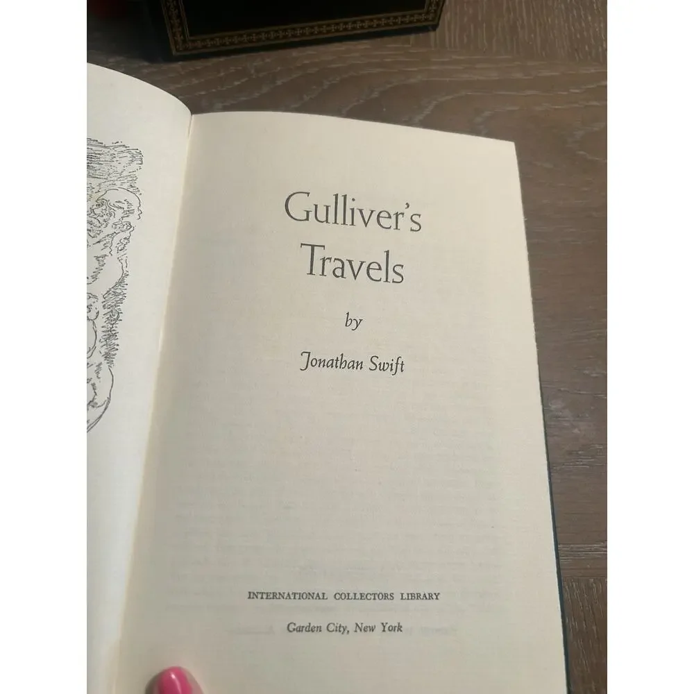 Vtg Lot Of 3 Collectors Hardcover Books The Super-Sleuths Dana Gullivers Travels